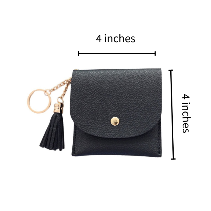 Cato Card holder wallet in black