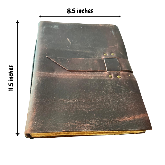 Leatehr sketchbook for artists and writers