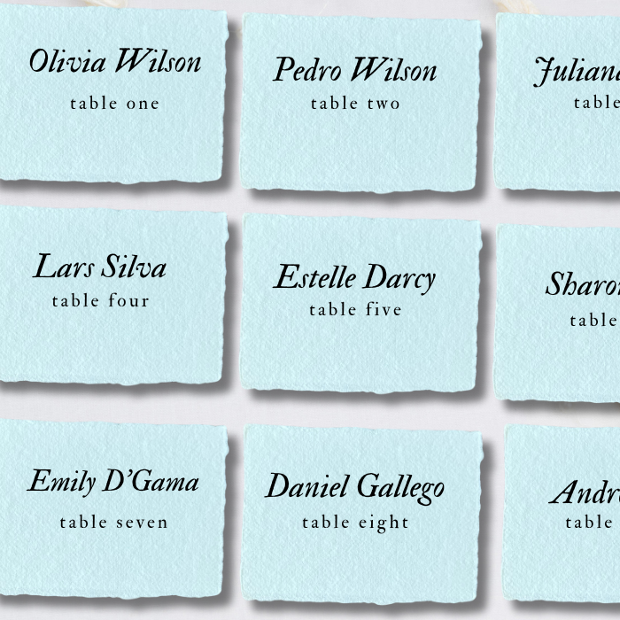 Wedding invitations DIY - Place Cards