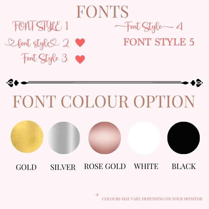 Personalisation details for Esme Custom Keychain Australia