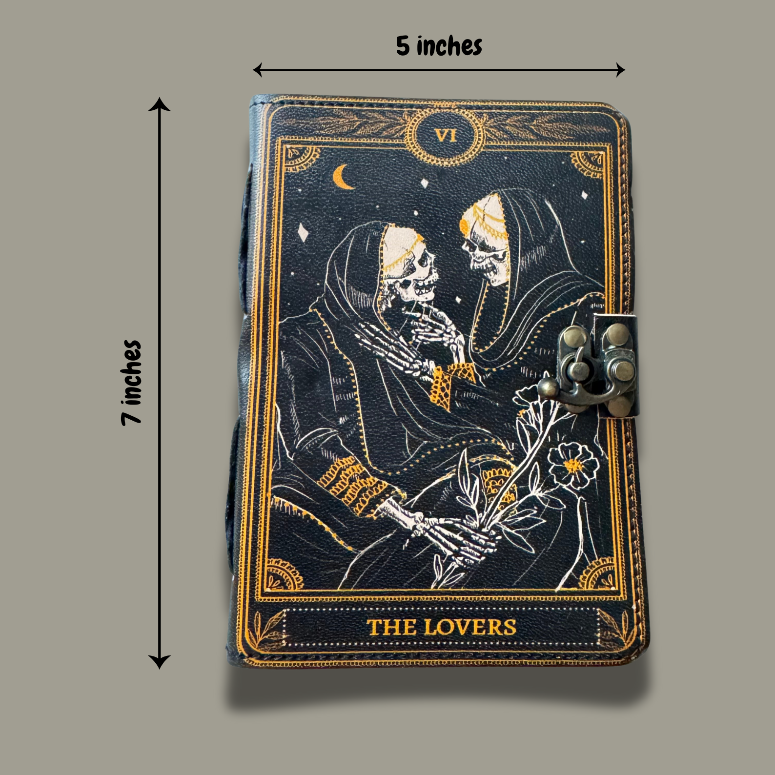 Witchcraft book measurement 5x7 inches