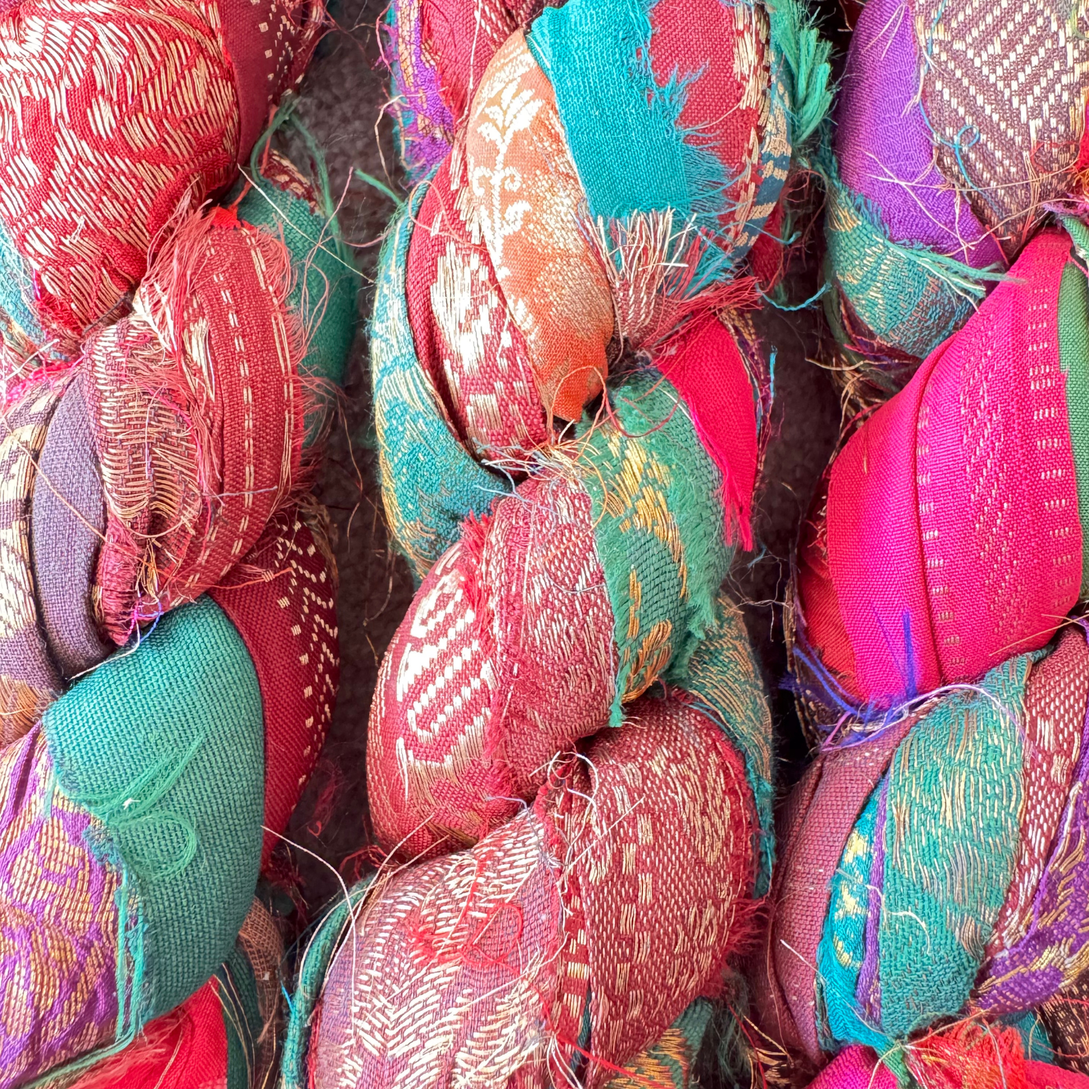 Silk Ribbon close up
