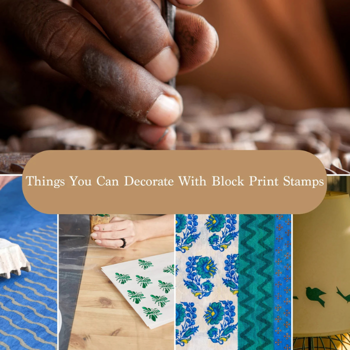 Using Elva wooden stamp for diy projects