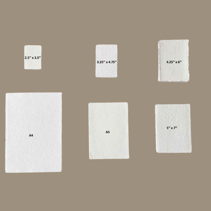 Wedding invitations sets in different sizes available for wedding stationery