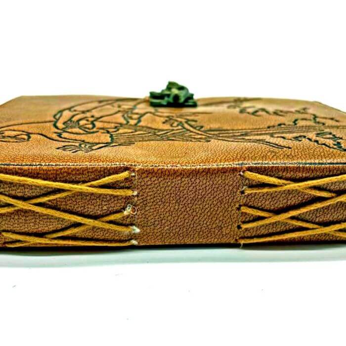 Aspen Parrot Bound Leather Journal 